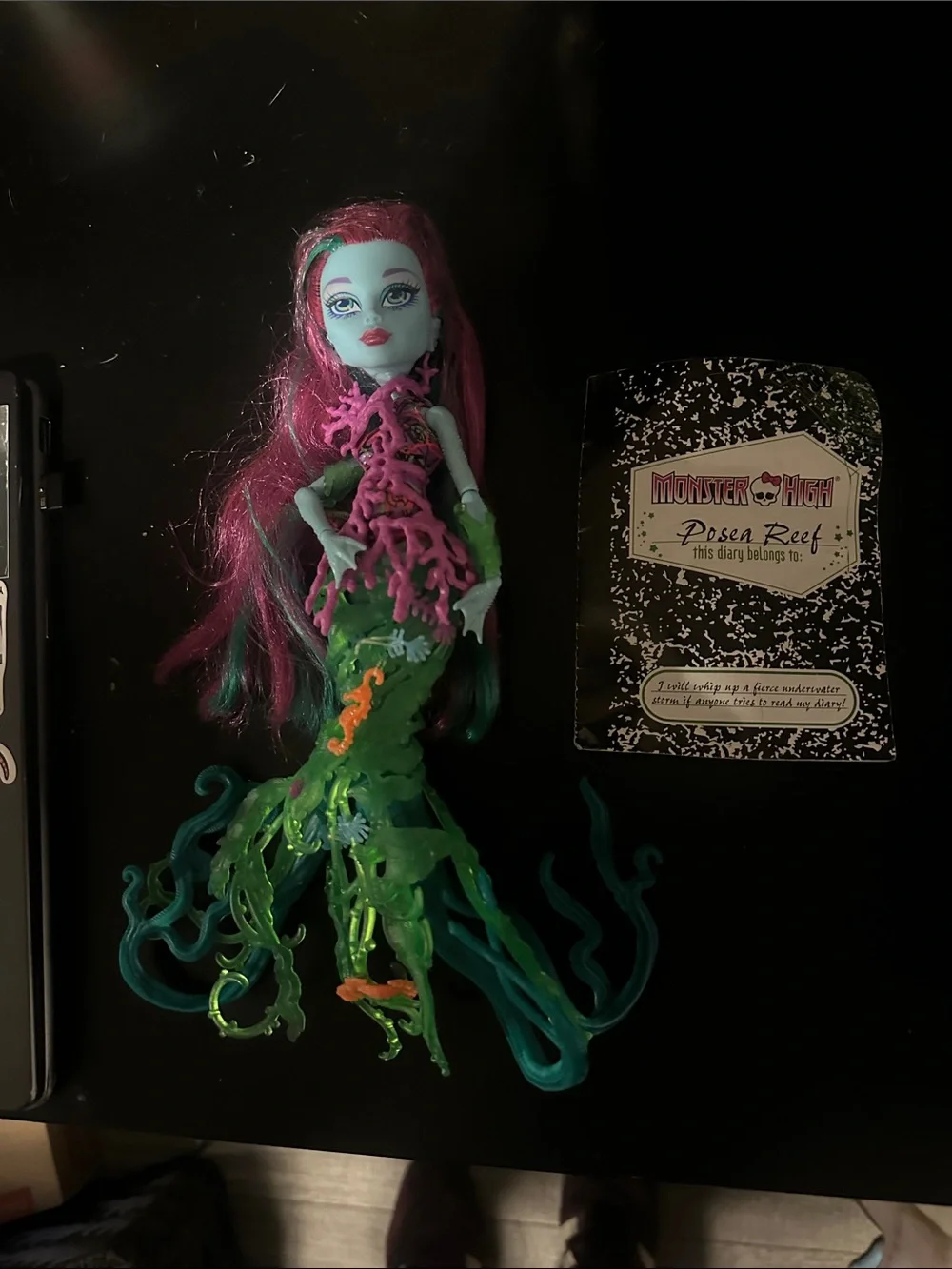 Monster High G1 Posea Reef w/ book
